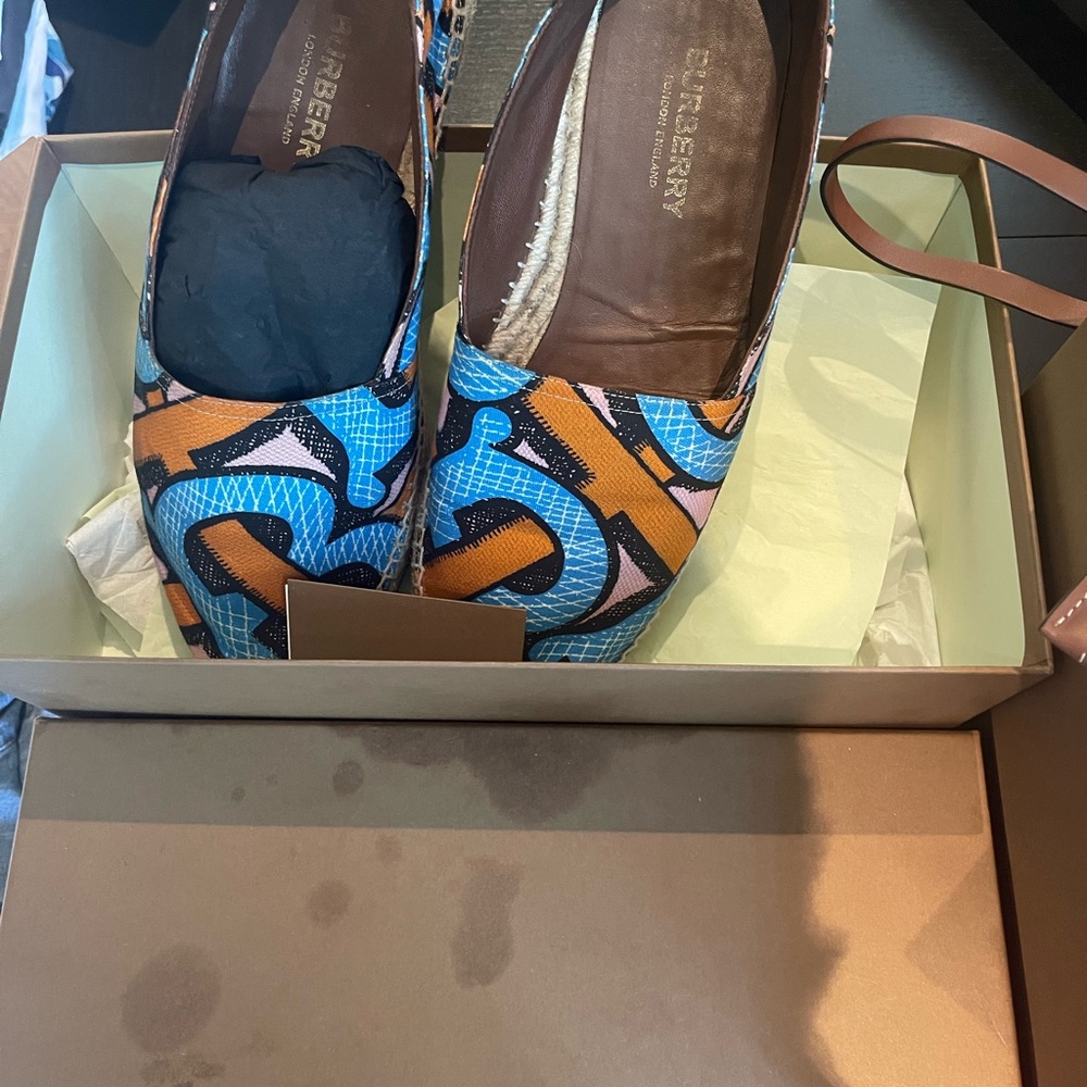 Authentic Burberry Espadrilles